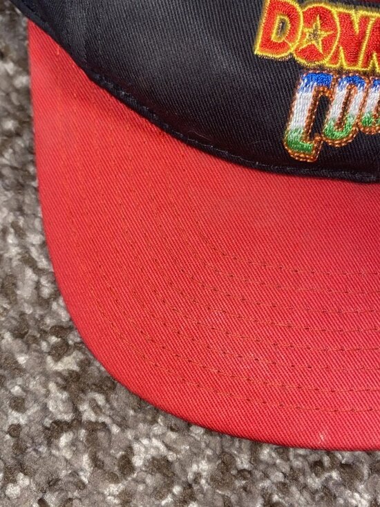 VTG 90s Nintendo Donkey Kong Country SNES Promo Snapback Hat Cap HTF main image 8